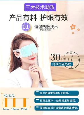 蒸汽眼罩源頭工廠 庭七日用品代加工，打造專業舒適的熱敷體驗